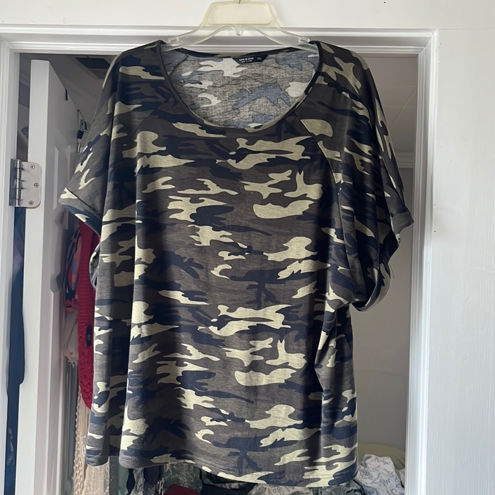 Shein Camo Top